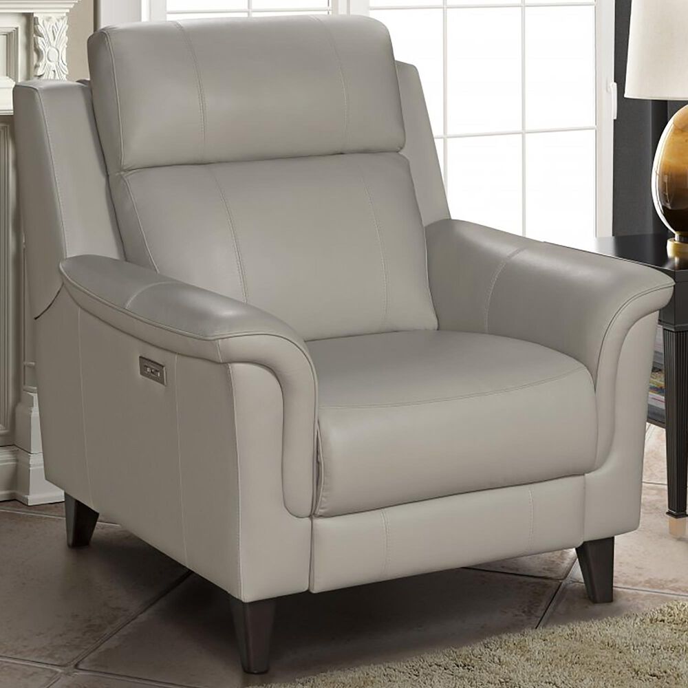 Barcalounger Kester Power Recliner and Headrest in Laurel Cream, , large