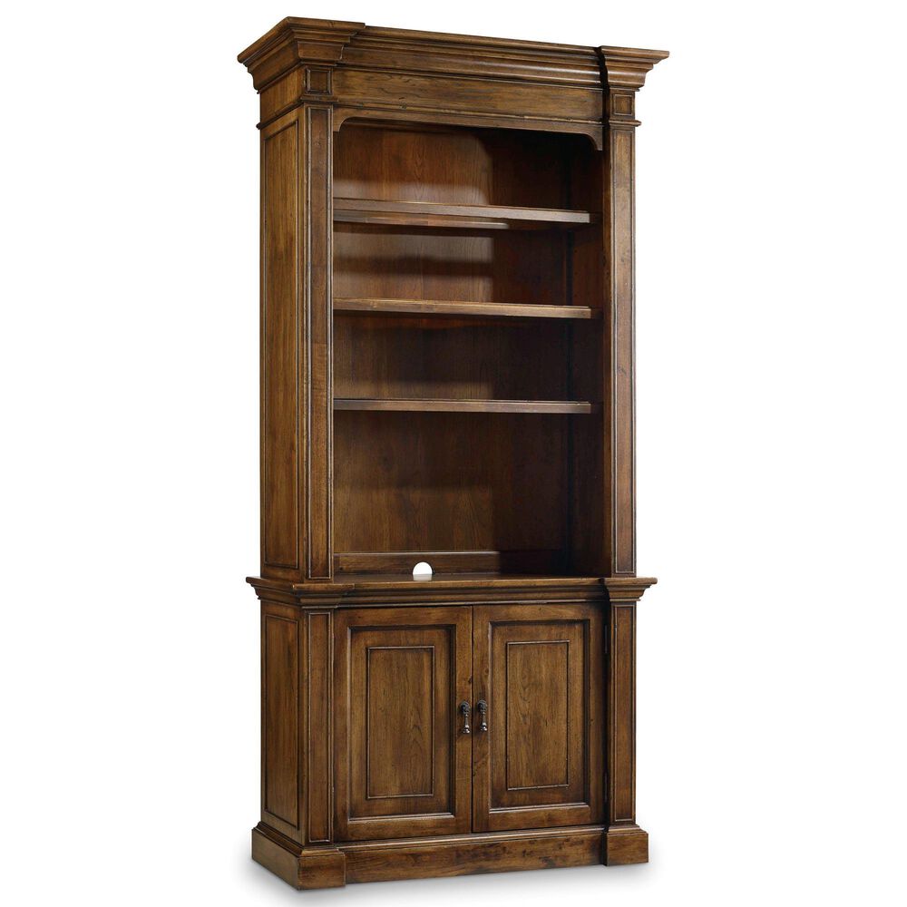 Hooker Furniture Archivist Wood Bookcase with Two Door, , large