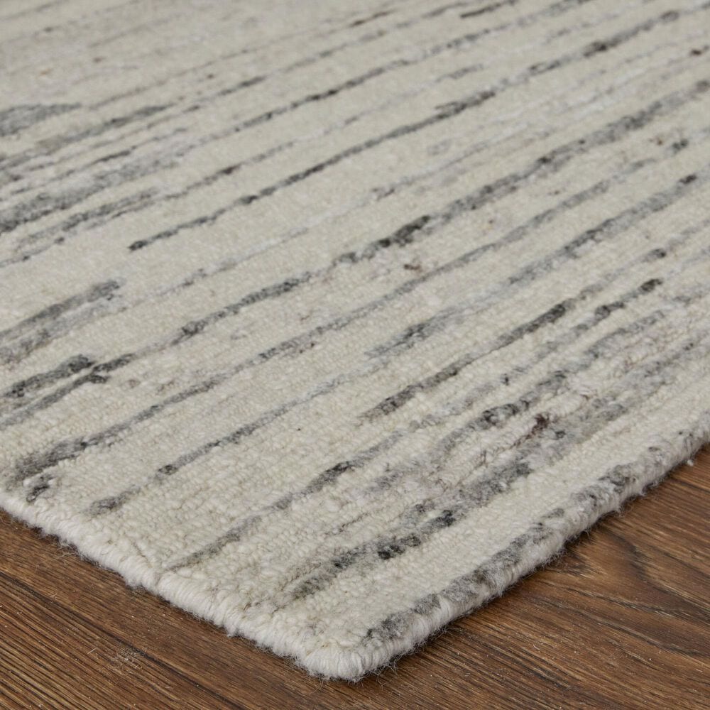 Feizy Rugs Brighton 5&#39;6&quot; x 8&#39;6&quot; Gray and Ivory Area Rug, , large