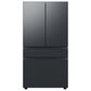 Samsung Bespoke 4-Door French Door Refrigerator Bottom Panel in Matte Black Steel, , large