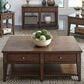 Belle Furnishings Cocktail Table in Rustic Brown, , large