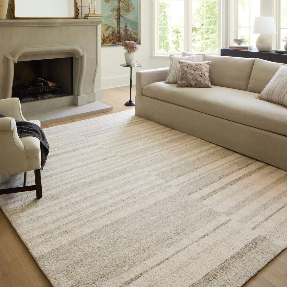 Chris Loves Julia x Loloi Chris 7&#39;9&quot; x 9&#39;9&quot; Natural and Sage Area Rug, , large