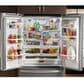 Whirlpool 25 Cu. Ft. 36" Wide French Door Refrigerator with Interior Water Dispenser in Stainless Steel, , large