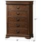 Mayberry Hill Northridge 5 Drawer Chest in Cherry Brown, , large