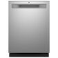 GE Appliances 24" Built-In Pocket Handle Dishwasher with 3-Rack in Fingerprint Resistant Stainless Steel, , large