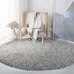 Safavieh Venus Shag 5"3" Round Grey Area Rug, , large