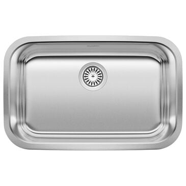 Blanco Stellar 28" ADA Single Bowl Kitchen Sink in Stainless Steel, , large