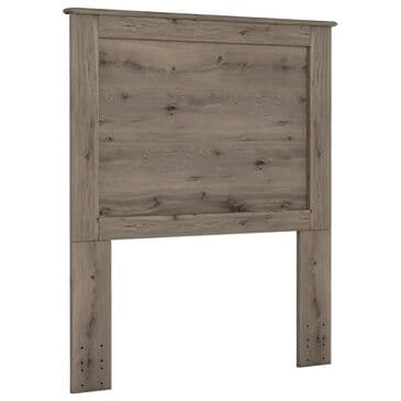 Lemoore Essential Twin Panel Headboard in Weathered Gray Ash, , large