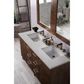James Martin Metropolitan 60" Double Bathroom Vanity in American Walnut with 3 cm Eternal Jasmine Pearl Quartz Top and Rectangular Sinks, , large