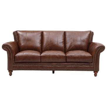 Italiano Furniture Butler Stationary Sofa in Brown, , large