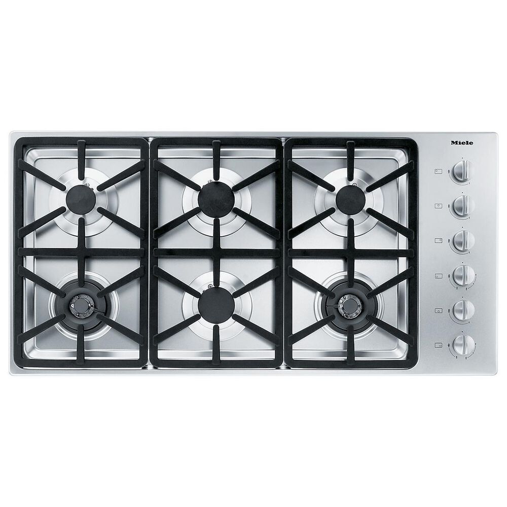 Miele 42" Gas Cooktop in Stainless Steel, , large