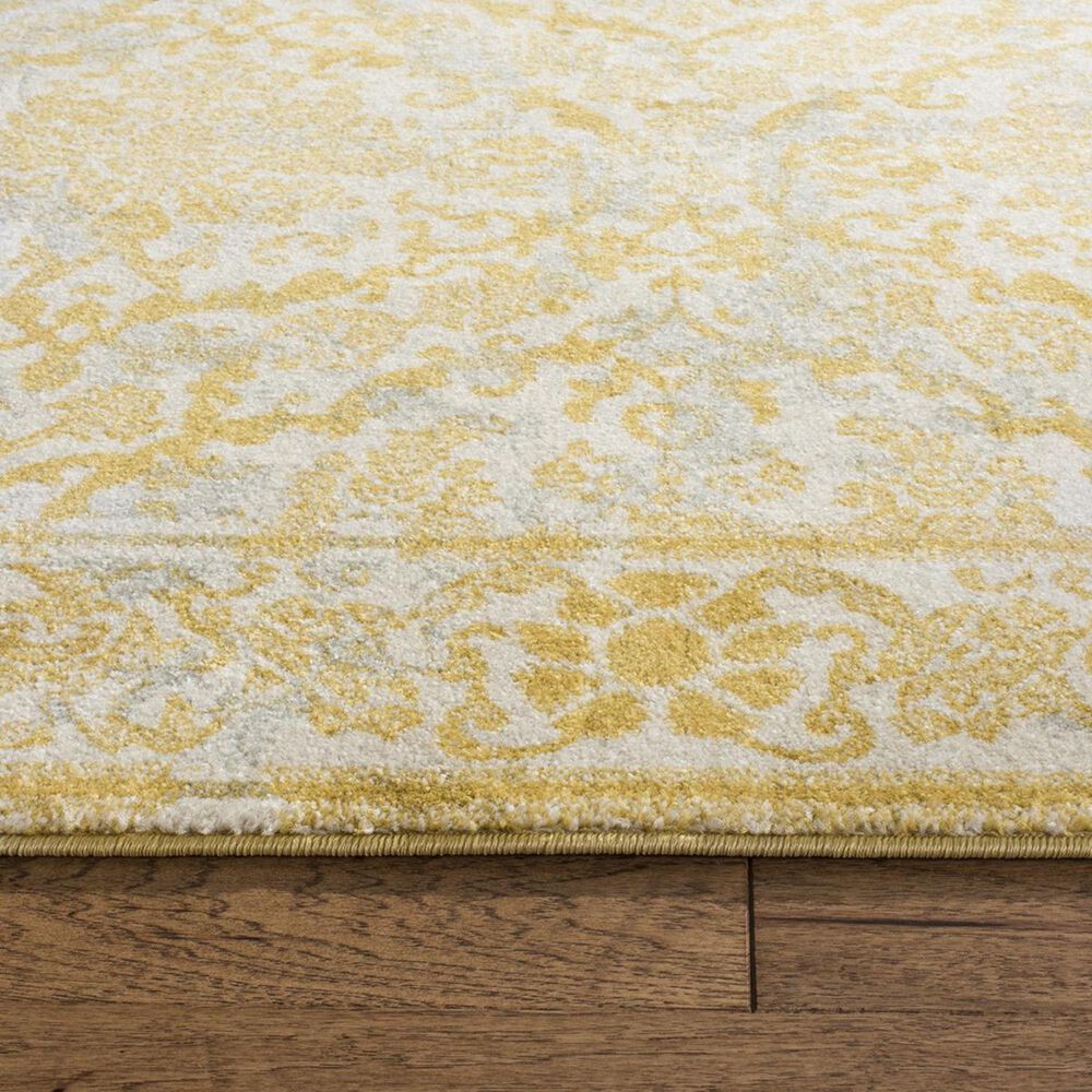 Safavieh Evoke EVK242S-27 2&#39;2&quot; x 7&#39; Ivory/Gold Runner, , large