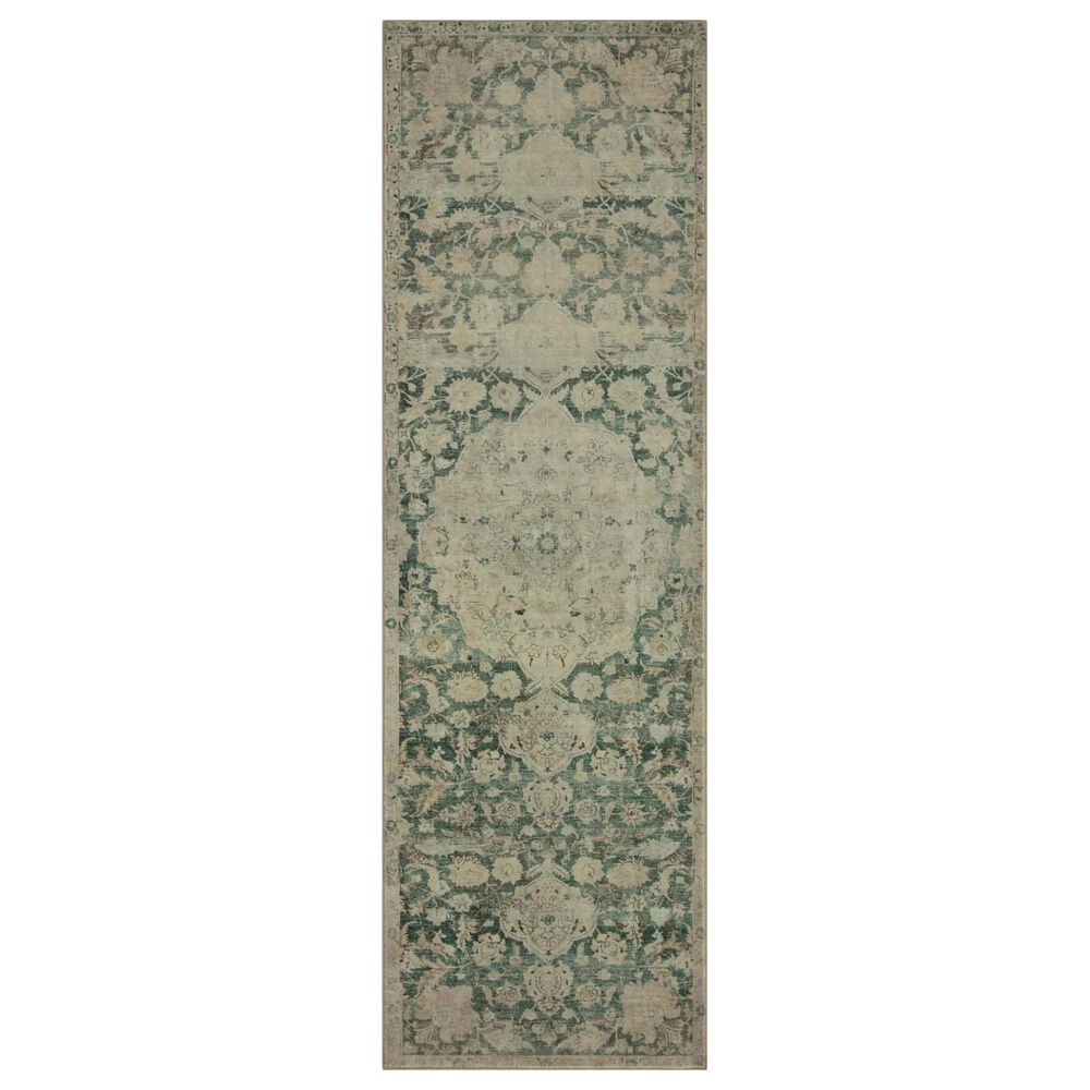 Magnolia Home Sinclair 2" x 5" Jade and Sand Area Rug, , large