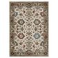 Oriental Weavers Hastings HA03W 3"10" x 5"5" Ivory Area Rug, , large