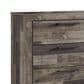 Signature Design by Ashley Derekson 5 Drawer Chest in Walnut and Gray, , large