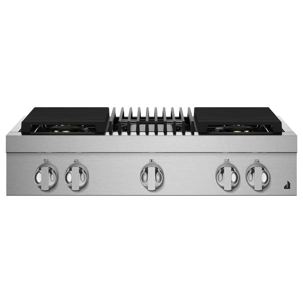 Jenn-Air 36" Noir Gas Rangetop w/ Grill - Stainless Steel, , large