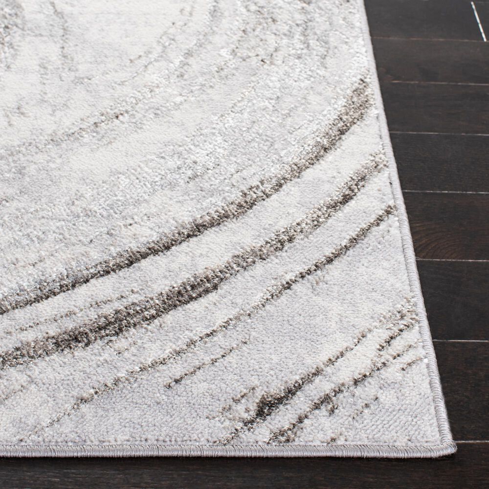 Safavieh Orchard Abstract 2&#39;2&quot; x 9&#39; Grey and Light Grey Runner, , large