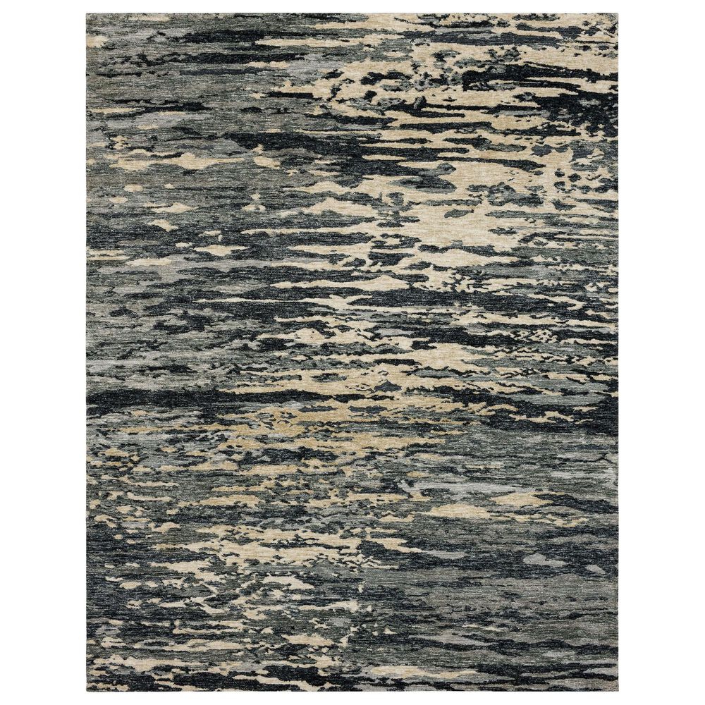 Drew and Jonathan Home Bowen Huron 8" x 10" Charcoal Area Rug, , large