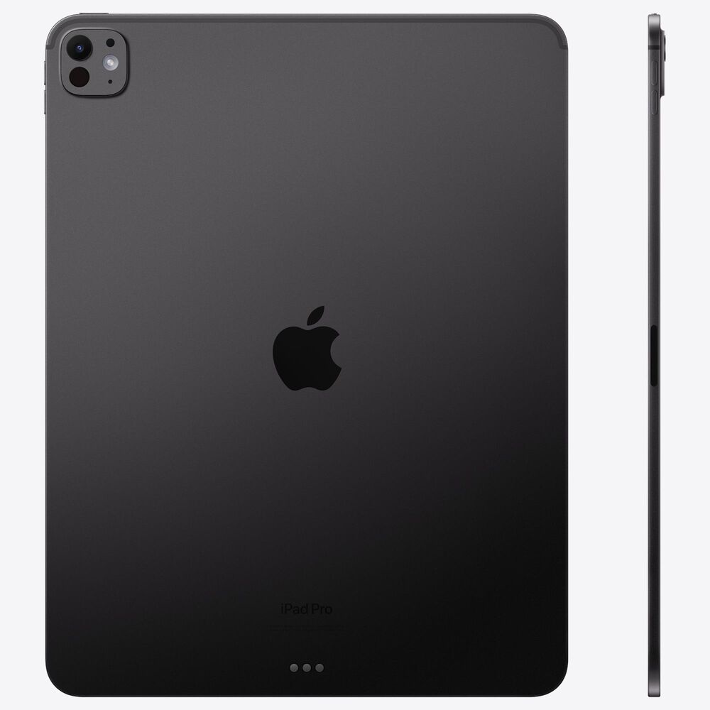 Apple iPad Pro 13-Inch M4 chip with Wi-Fi + Cellular - 2TB with Nano Texture Glass in Space Black, , large