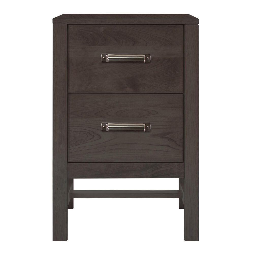 Fleming Furniture Co. Rochester 2 Drawer Narrow Nightstand in Mineral Gray, , large