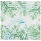 Safavieh Barbados Tropical Botanical 6"6" Square Green and Teal Indoor/Outdoor Area Rug, , large