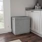 Timberlake Lavish Home Double Laundry Hamper in Gray, , large