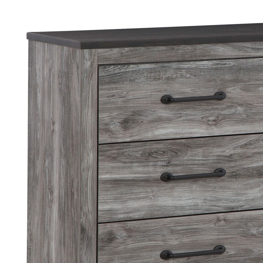 Signature Design by Ashley Bronyan 6-Drawer Dresser and Mirror in Dark Gray, , large