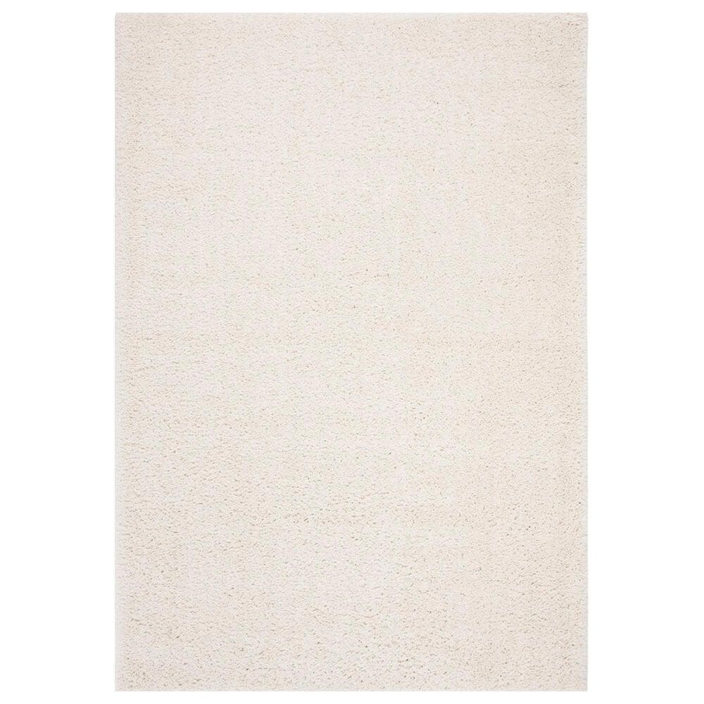 Safavieh August Shag AUG900C 5"3" x 7"6" Ivory Area Rug, , large