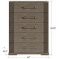 Shannon Hills Sariel 5 Drawer Chest in Expresso, , large