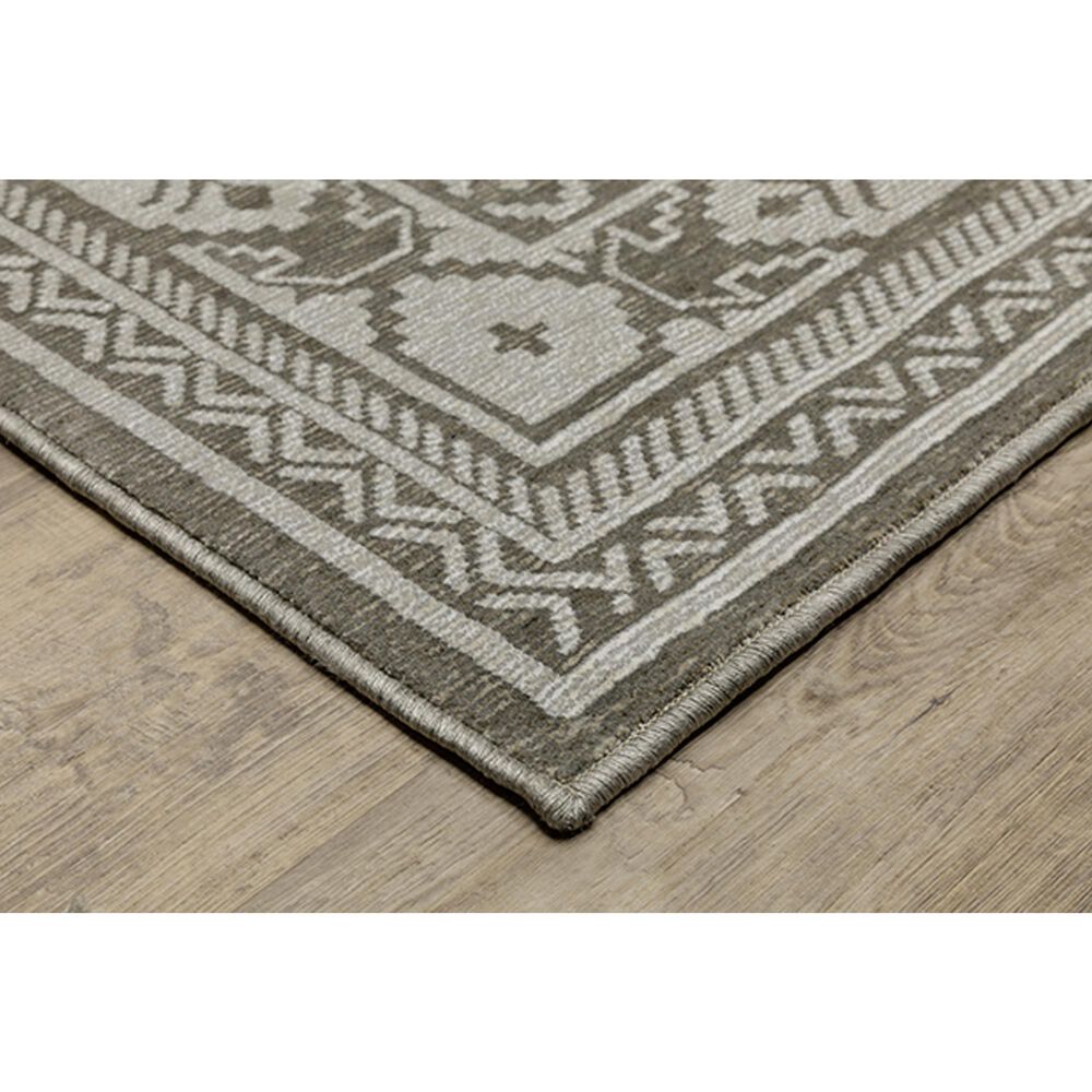 Oriental Weavers Intrigue INT06 2&#39;3&quot; x 7&#39;6&quot; Grey Runner, , large