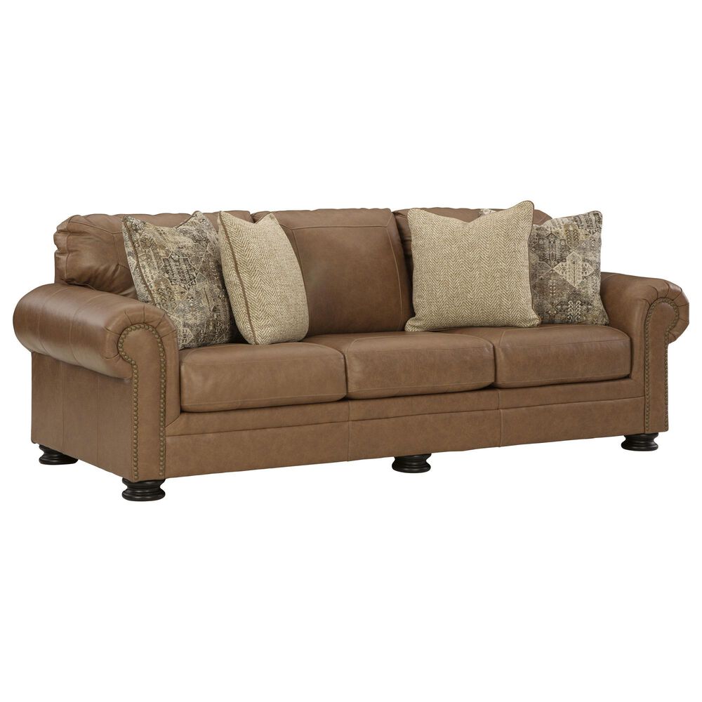 Signature Design by Ashley Carianna Stationary Sofa in Caramel, , large