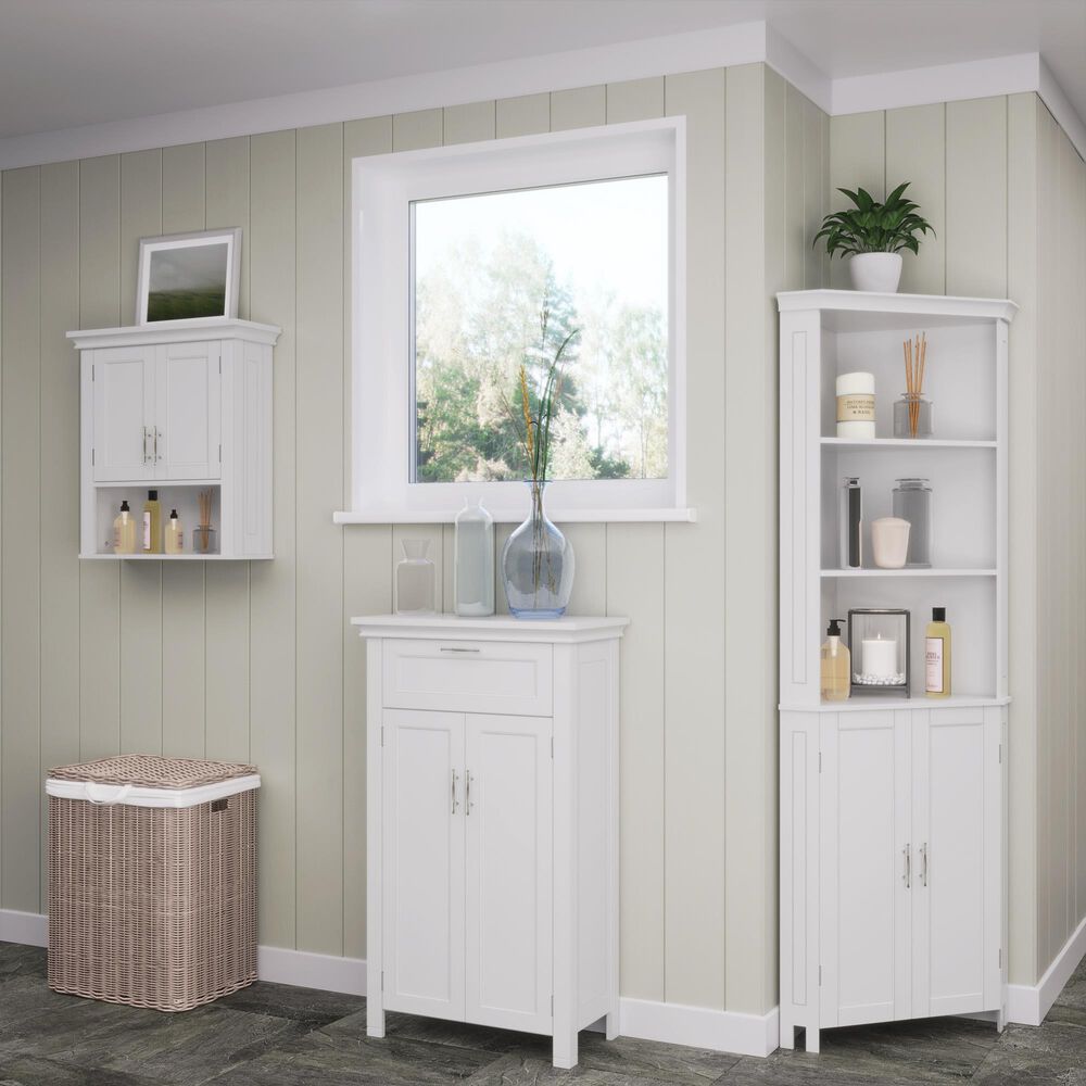 Somerset 15.75 W x 30.25 H Cabinet Andover Mills Finish: White