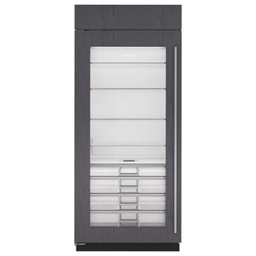 Sub-Zero 22.9 Cu. Ft. Classic Left Hinge Built-In Refrigerator with Glass Door and in Panel Ready, , large