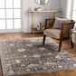 Surya Carlisle 8"10" x 12"6" Dark Brown, Ivory, Light Sage, Dusty Pink, Pale Blue and Olive Area Rug, , large