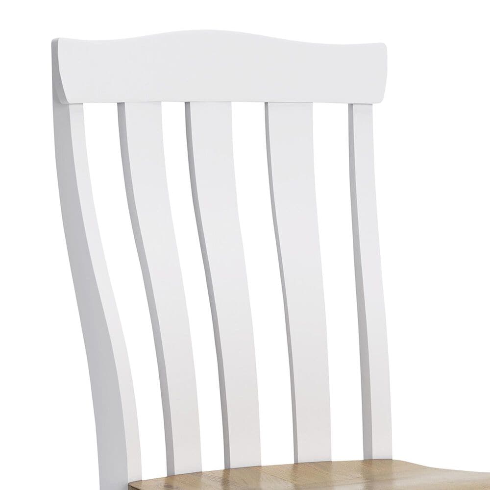 Signature Design by Ashley Ashbryn Side Chair in Natural and White, , large