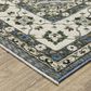 Oriental Weavers Hastings HA07H 2"3" x 7"6" Blue Runner, , large