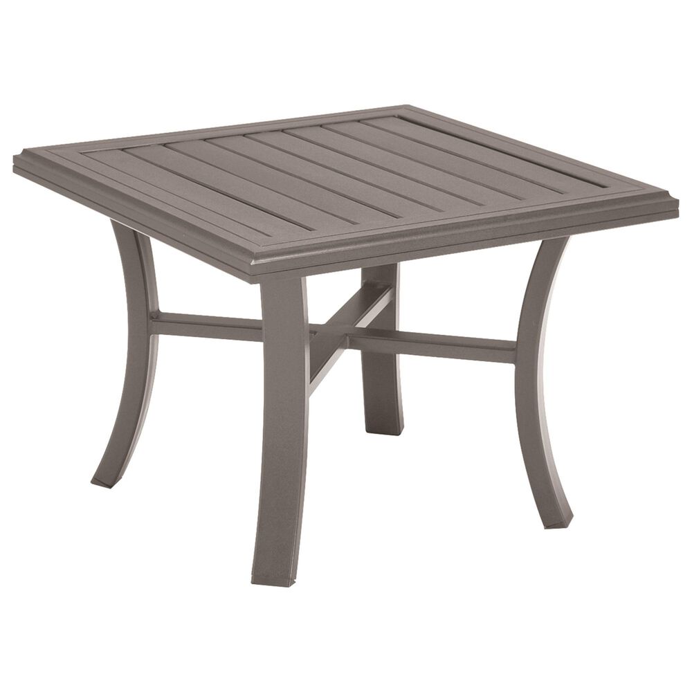 Tropitone Banchetto 30" Square End Table in Graphite - Table Only, , large