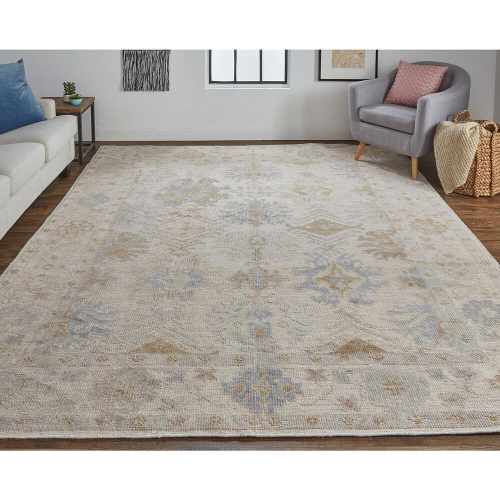 Feizy Rugs Wendover 9&#39; x 12&#39; Beige and Gray Area Rug, , large