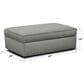 Ball Creek Designs Malibu Large Storage Ottoman in Alley Pebble, , large