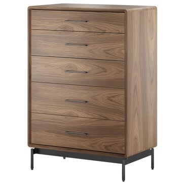 BDI LINQ 5-Drawer Chest in Natural Walnut, , large