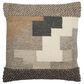 Safavieh Karlie 20" Square Throw Pillow in Beige and Ivory, , large