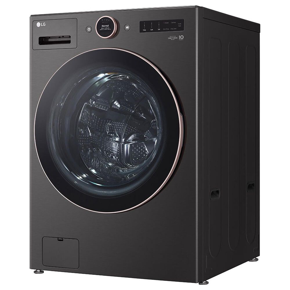 LG 5.0 Cu.Ft. Ultra Large Capacity Front Load Washer with TurboWash360 In Black, , large