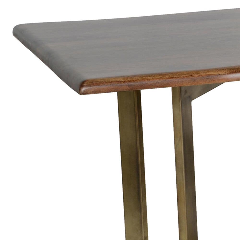 Classic Home Kade Dining Table in Mango and Antique Brass - Table Only, , large