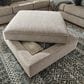 Signature Design by Ashley Bovarian Storage Ottoman in Stone, , large