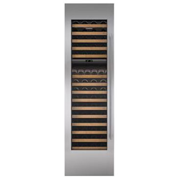 Sub-Zero Integrated 18" Wine Storage Door Panel with Pro Handle - Left Hinge in Stainless Steel, , large