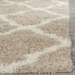 Safavieh Dallas Shag SGD257D-3 3" x 5" Beige/Ivory Area Rug, , large