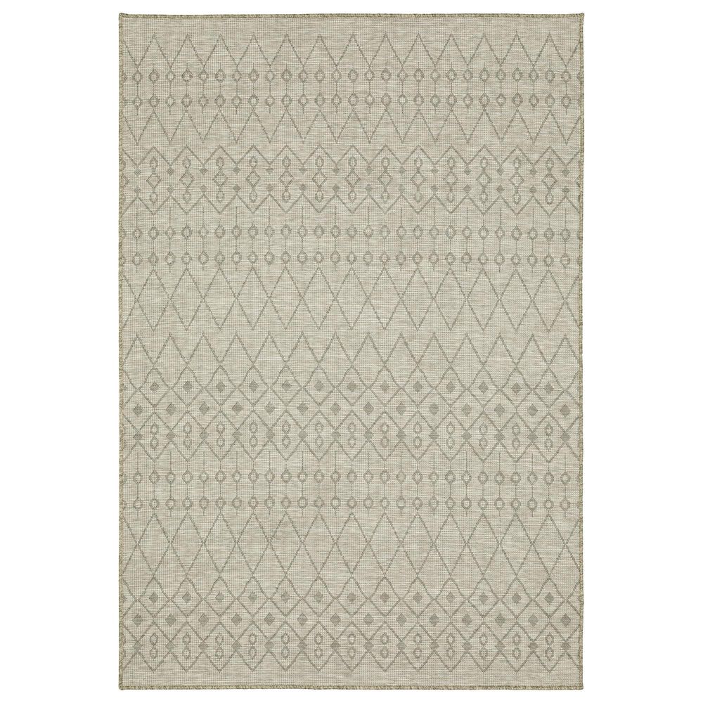 Oriental Weavers Tortuga TR04A 6"7" x 9"2" Beige and Black Area Rug, , large