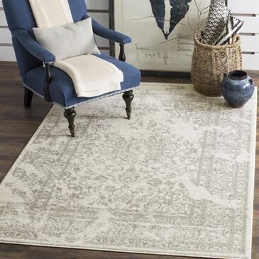 Safavieh Adirondack ADR101B-5 5"1" x 7"6" Ivory/Silver Area Rug, , large