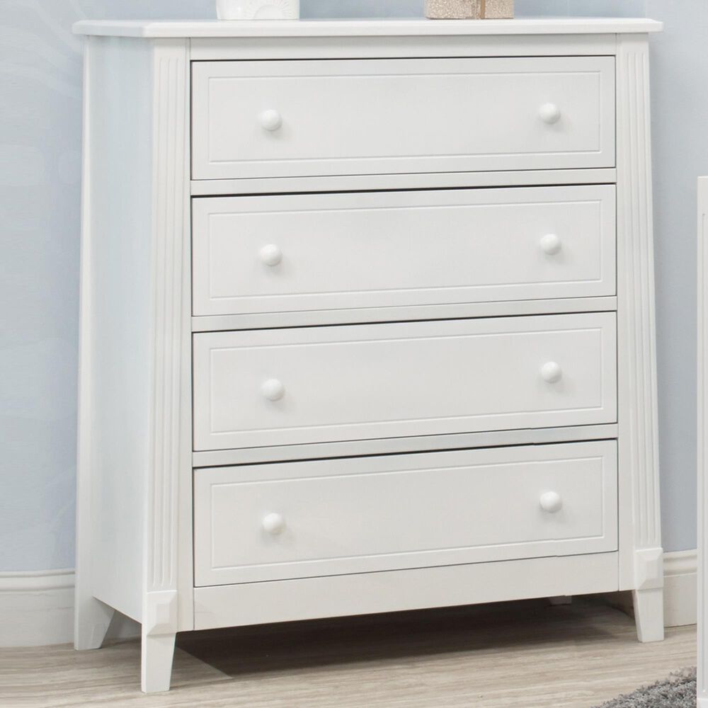 ULALE 4 DRAWER CHEST - WHITE - 389273