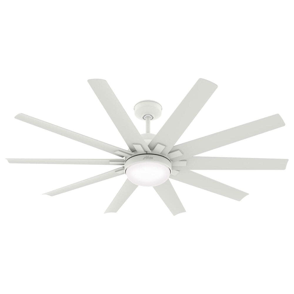 Hunter Overton 60" Outdoor Ceiling Fan in Matte White, , large